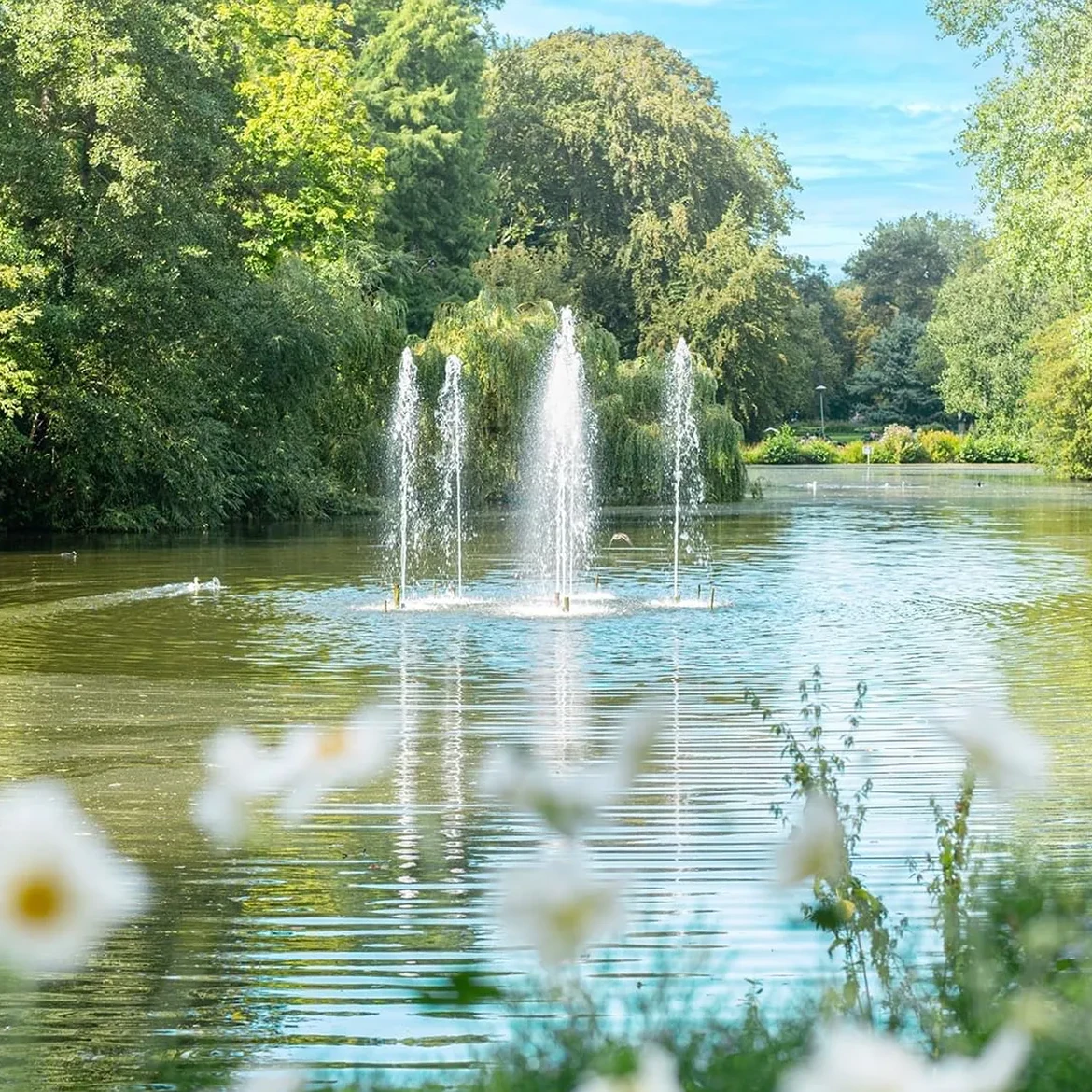 Het Wilheminapark in Utrecht