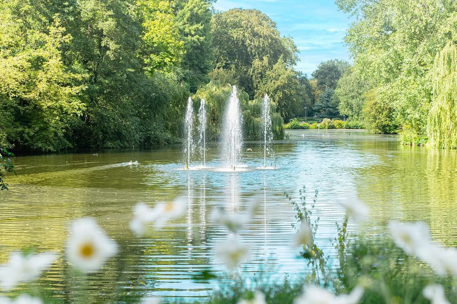 Het Wilheminapark in Utrecht