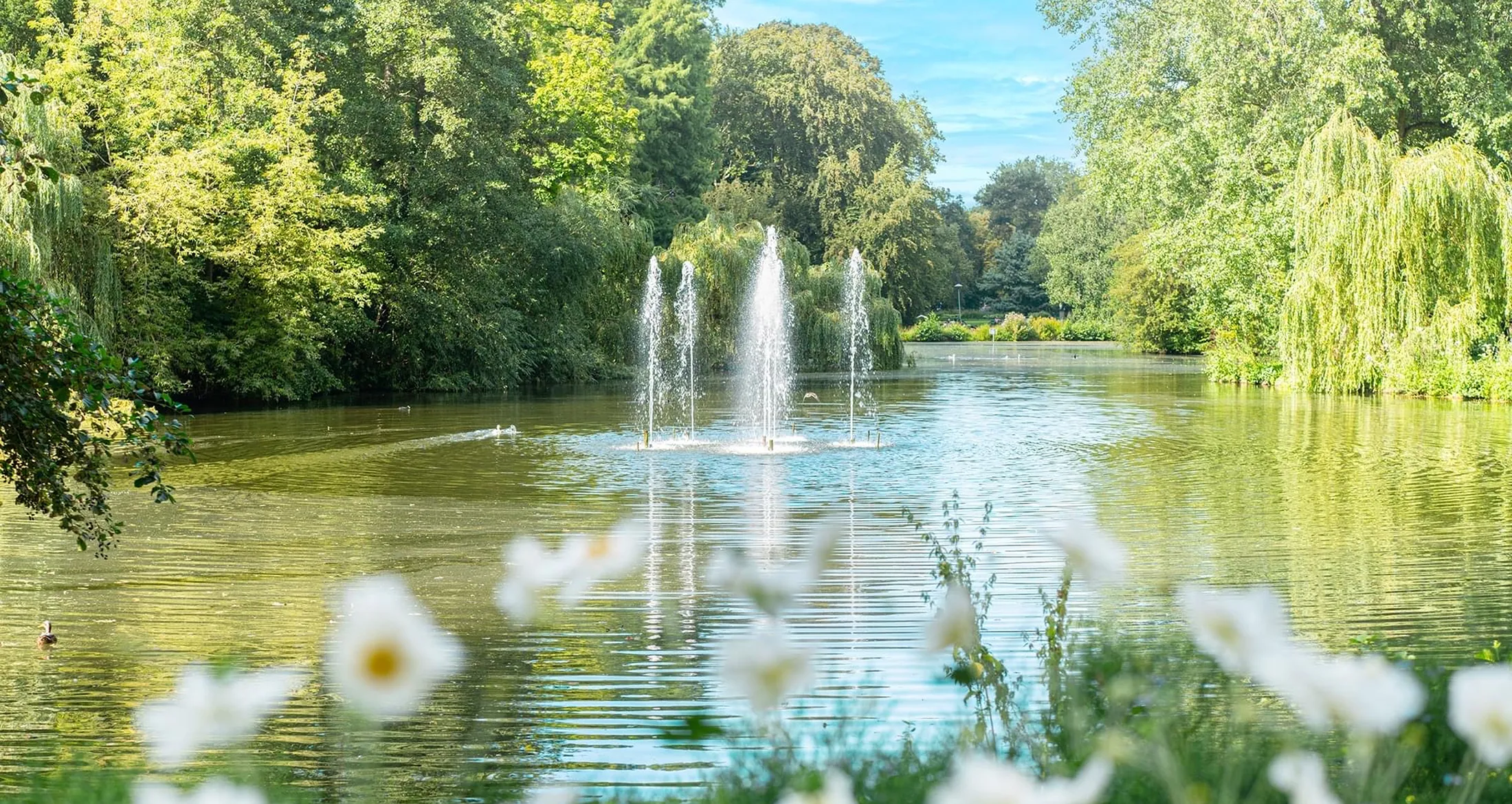 Het Wilheminapark in Utrecht